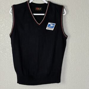 Vintage USPS Sweater Vest Navy Blue Size M